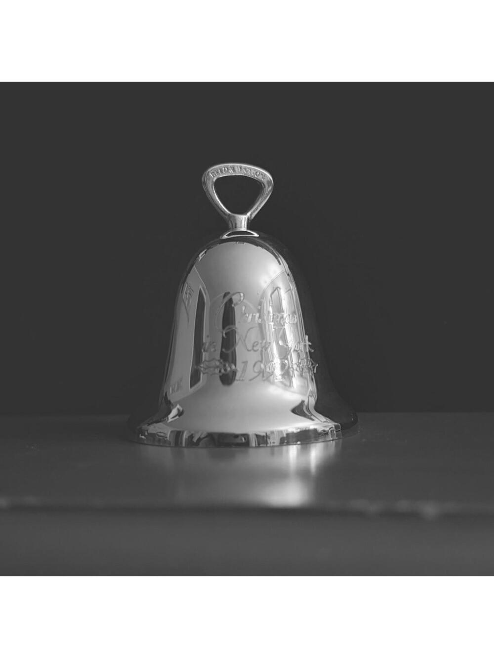 Reed & Barton Christmas in NY collectible silver bell ornament 1992
